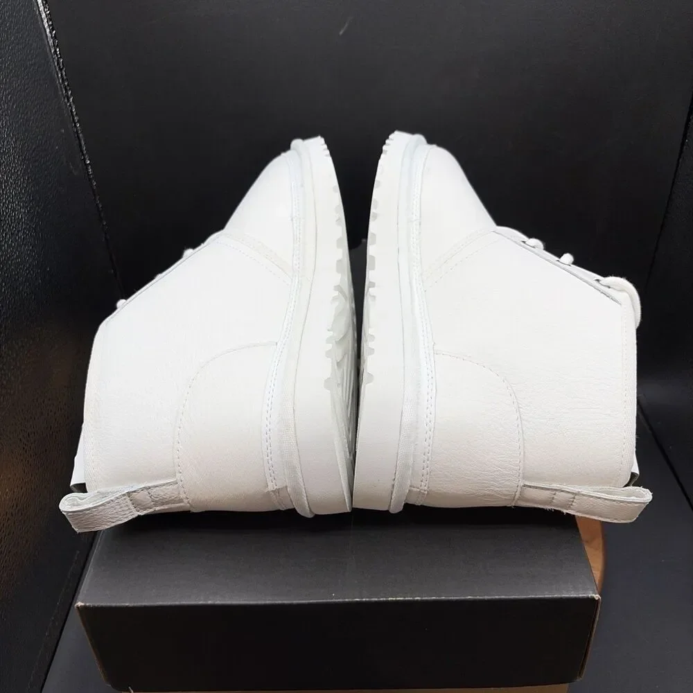 Ugg Neumel Leather White Mens Size 10 Winter Boots 1133777-WWH